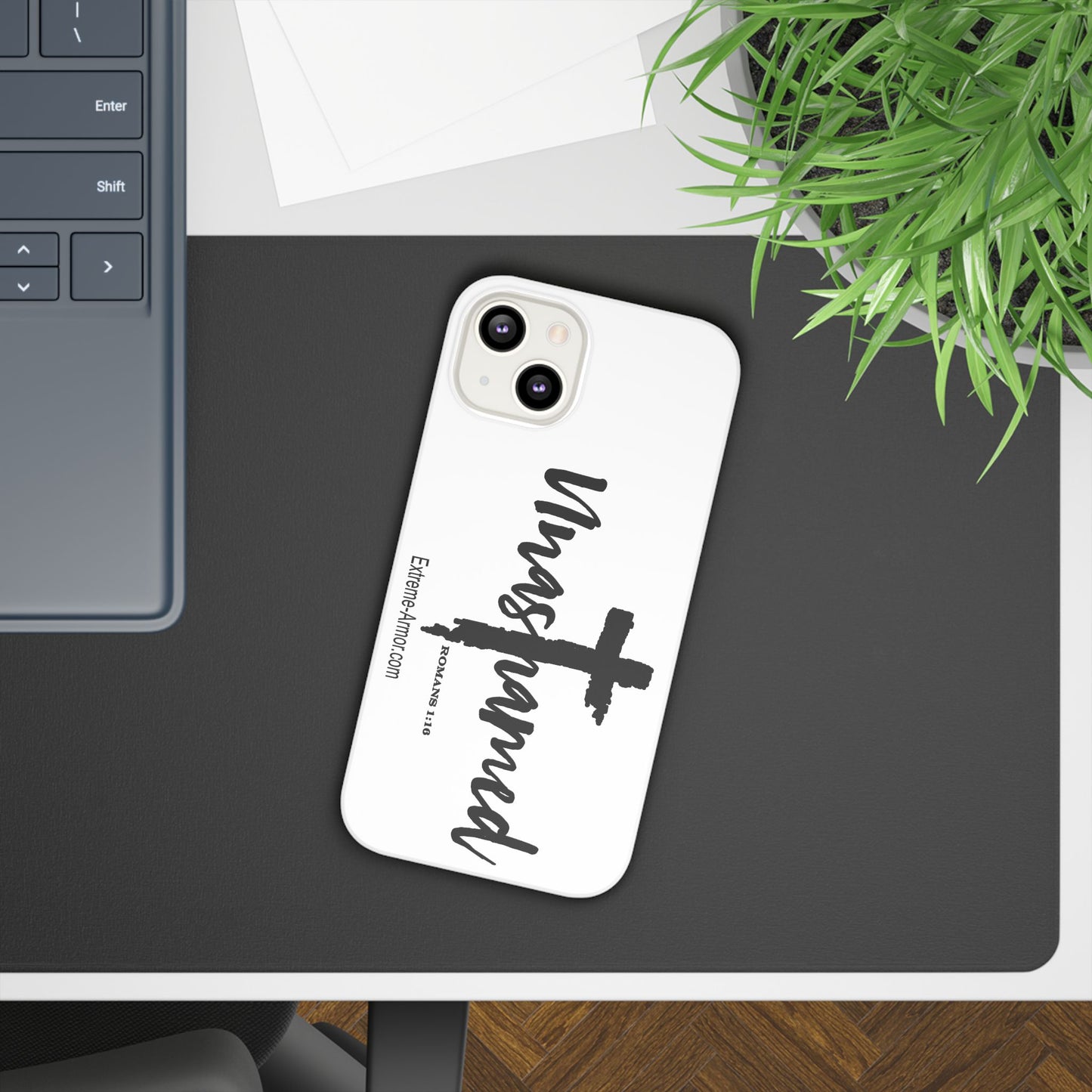 Unashamed White Slim Phone Cases