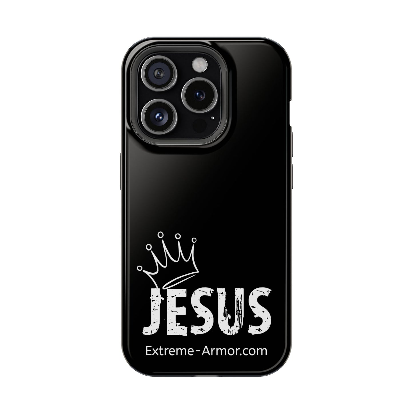 I-phone Magnetic Case (King Jesus) Black