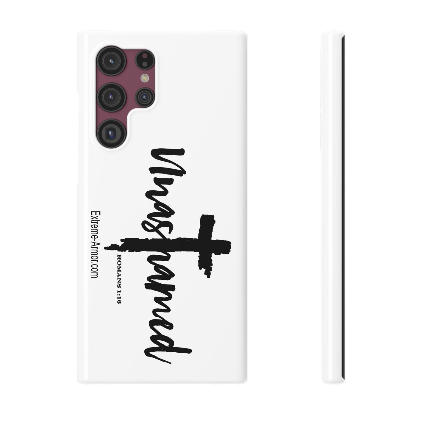 Unashamed White Slim Phone Cases