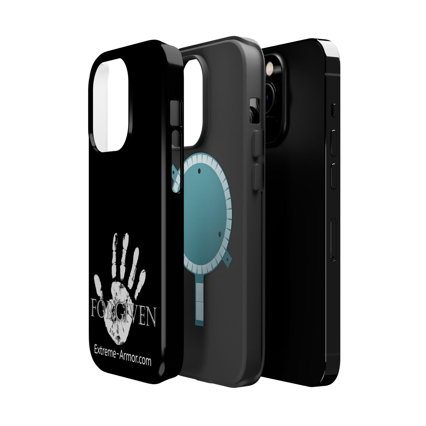 I-phone Magnetic Case (Forgiven) Black