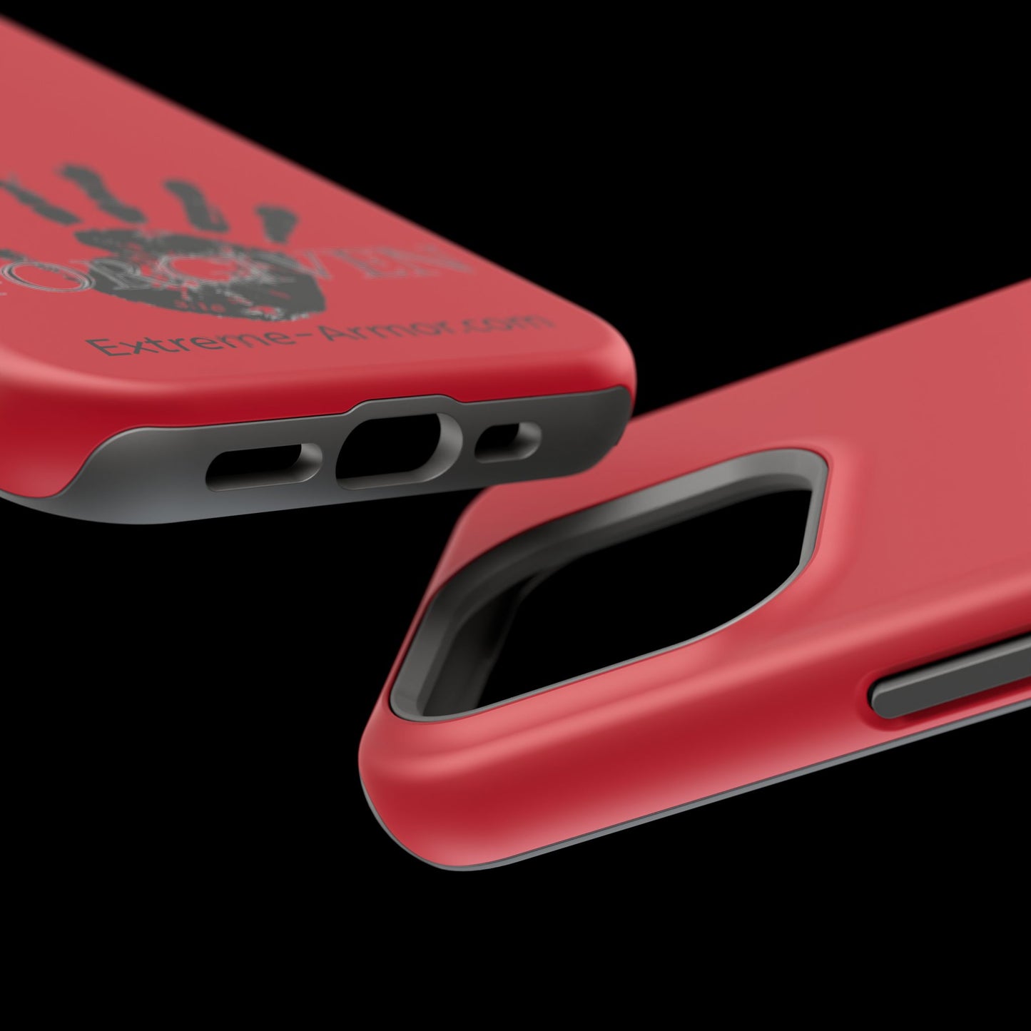 I-phone Magnetic Case (Forgiven) Red