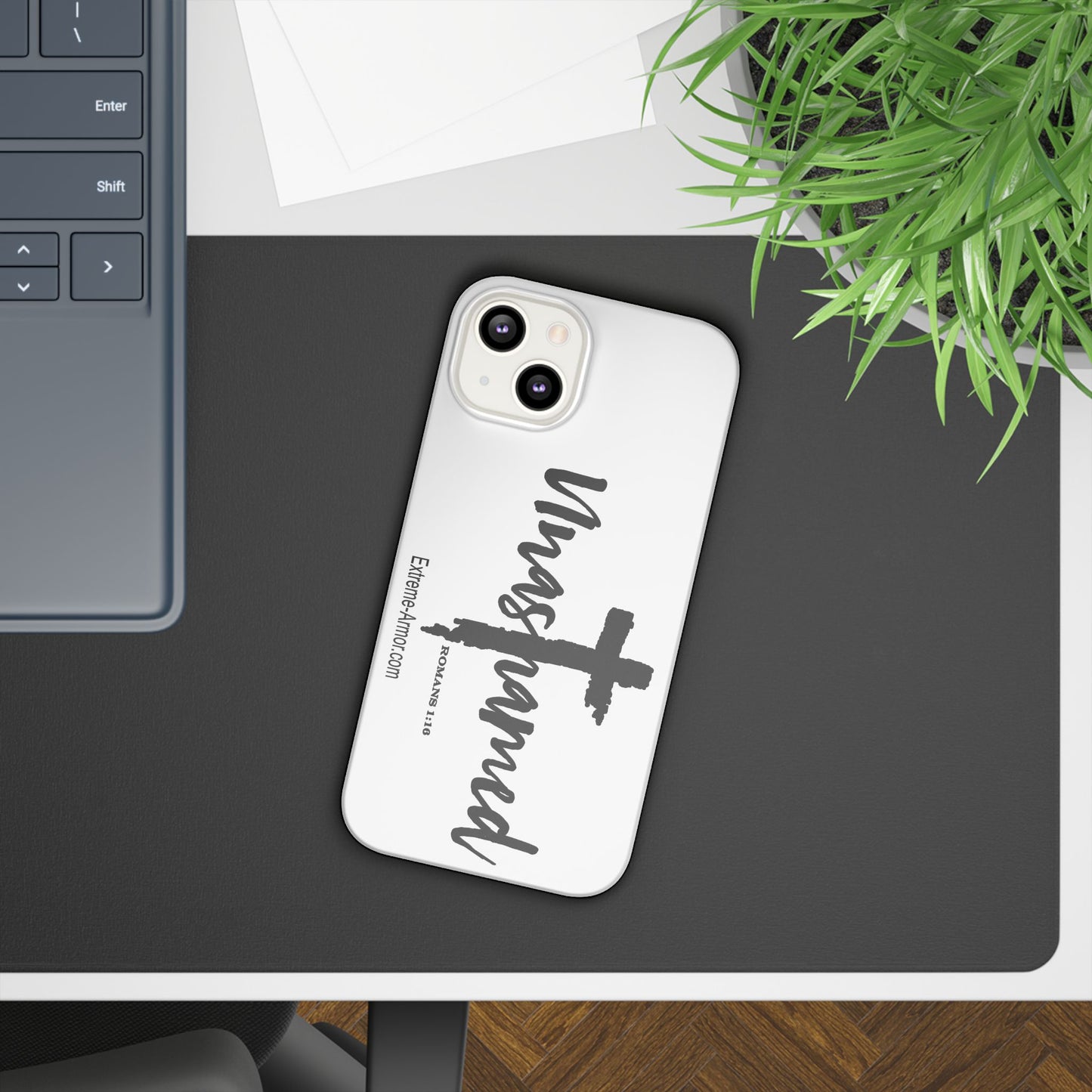 Unashamed White Slim Phone Cases