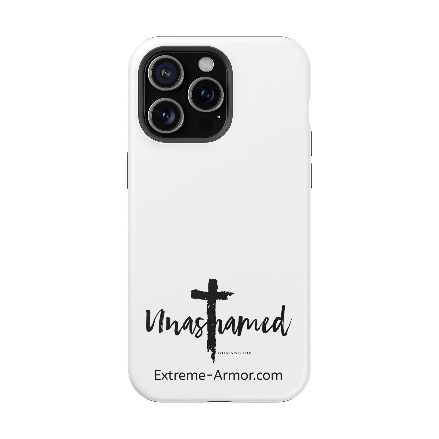 I-phone Magnetic Case (Unashamed) White