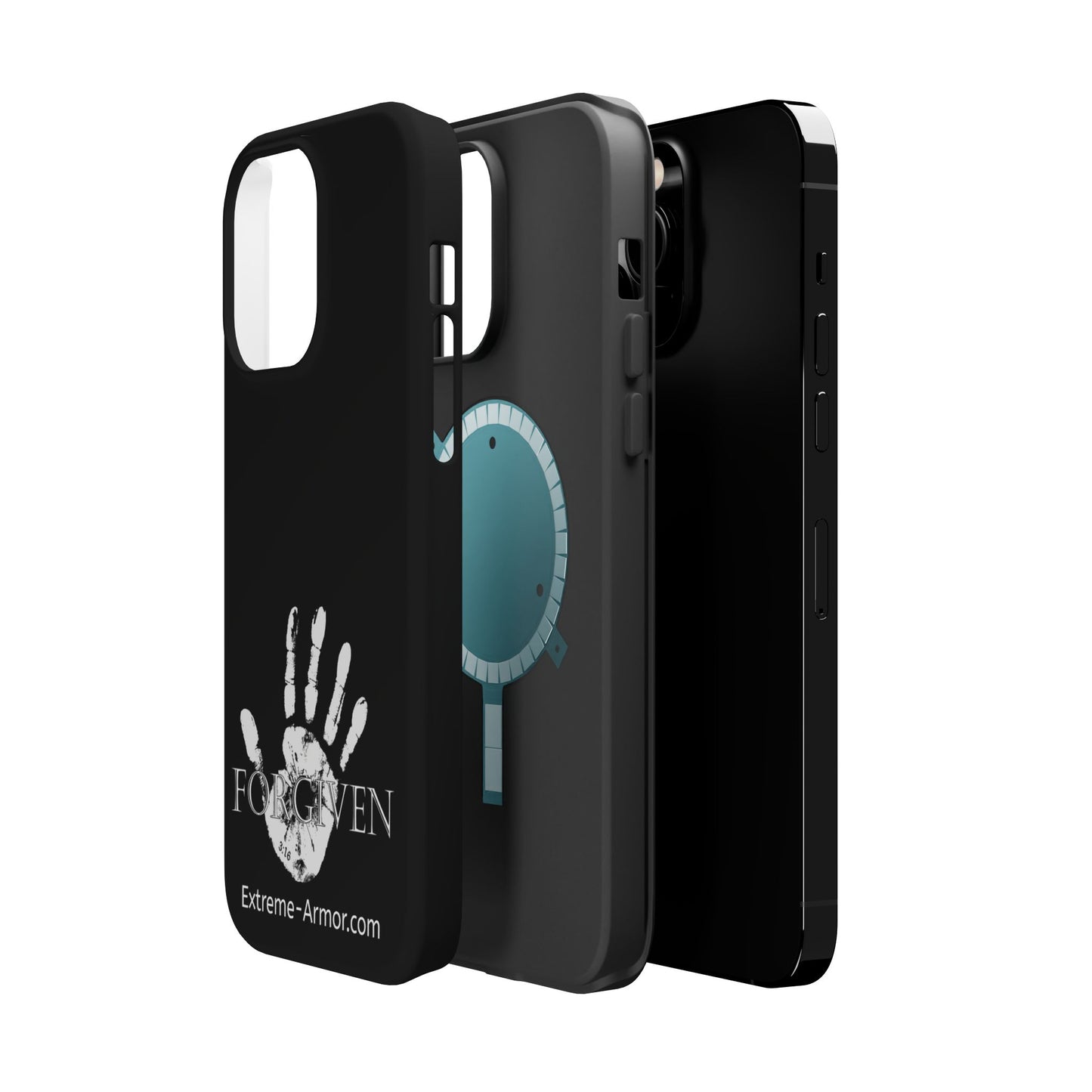 I-phone Magnetic Case (Forgiven) Black