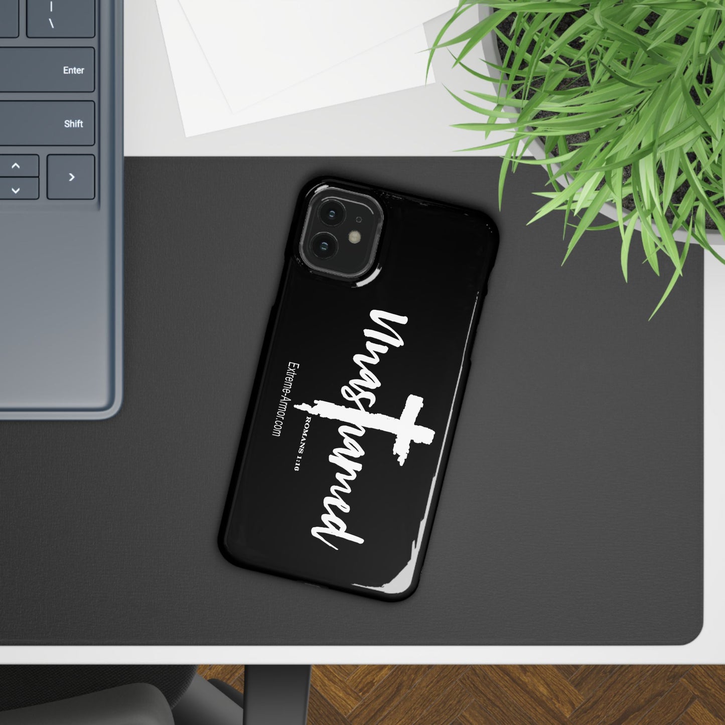 Unashamed Black Slim Phone Cases