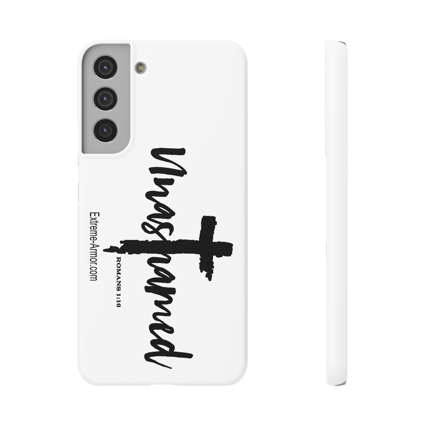 Unashamed White Slim Phone Cases