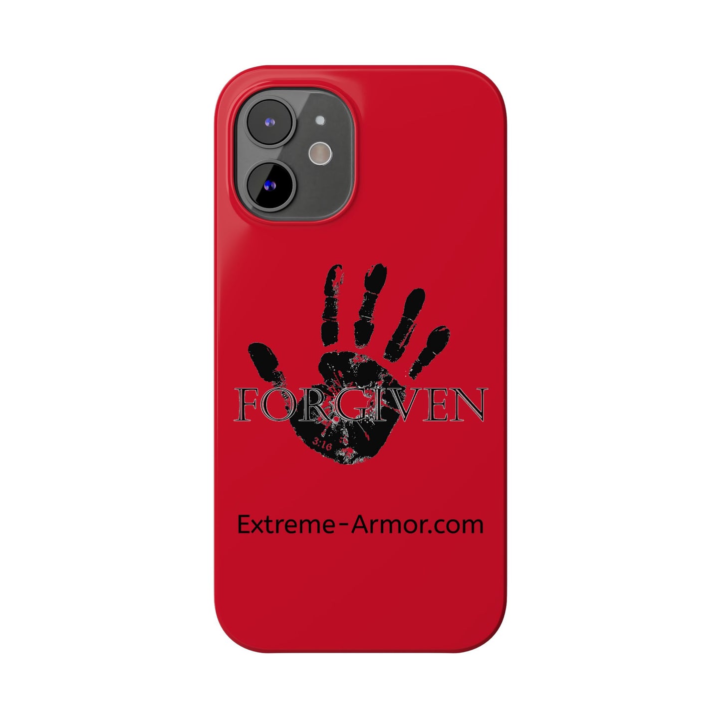 Extreme-Armor (Forgiven) iPhone Red Case