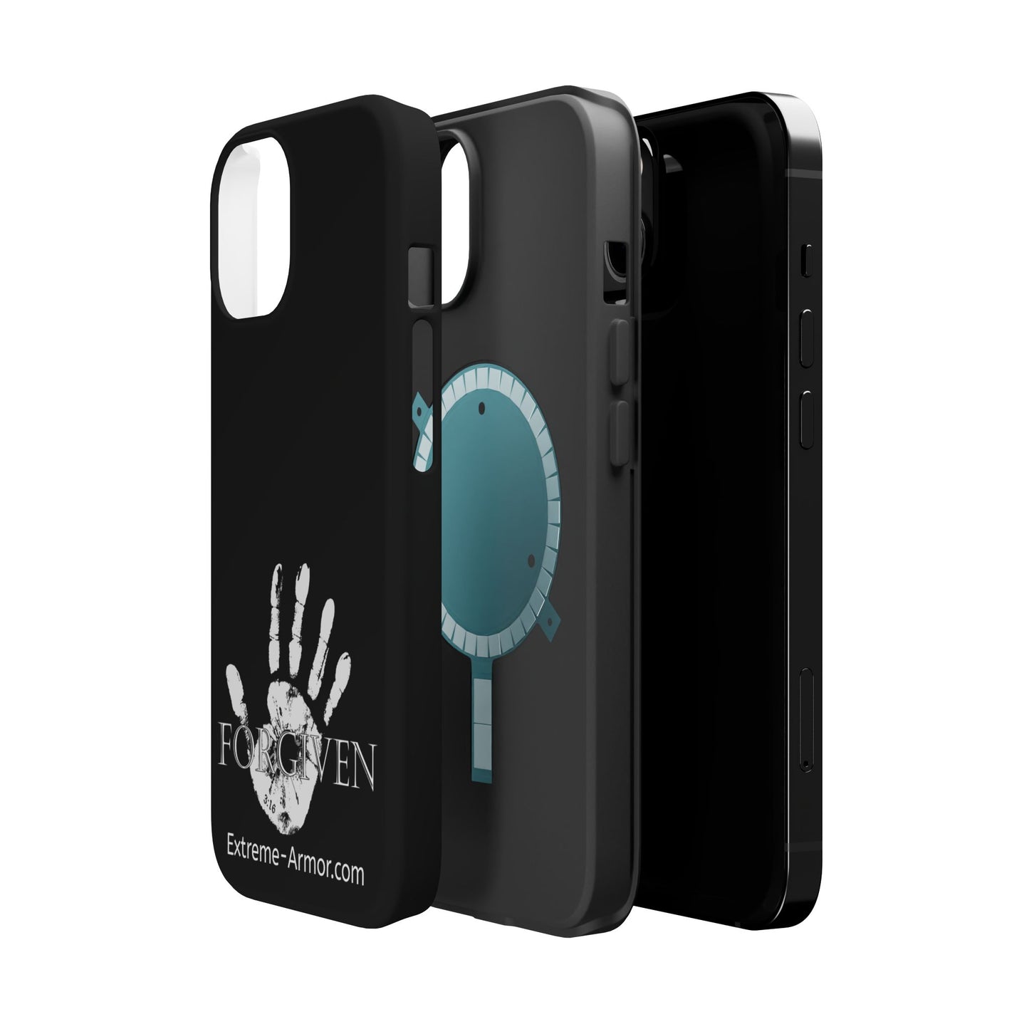 I-phone Magnetic Case (Forgiven) Black