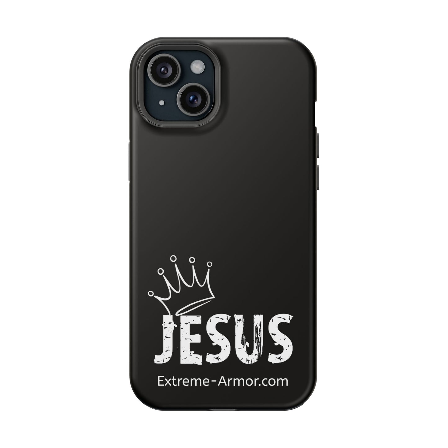 I-phone Magnetic Case (King Jesus) Black