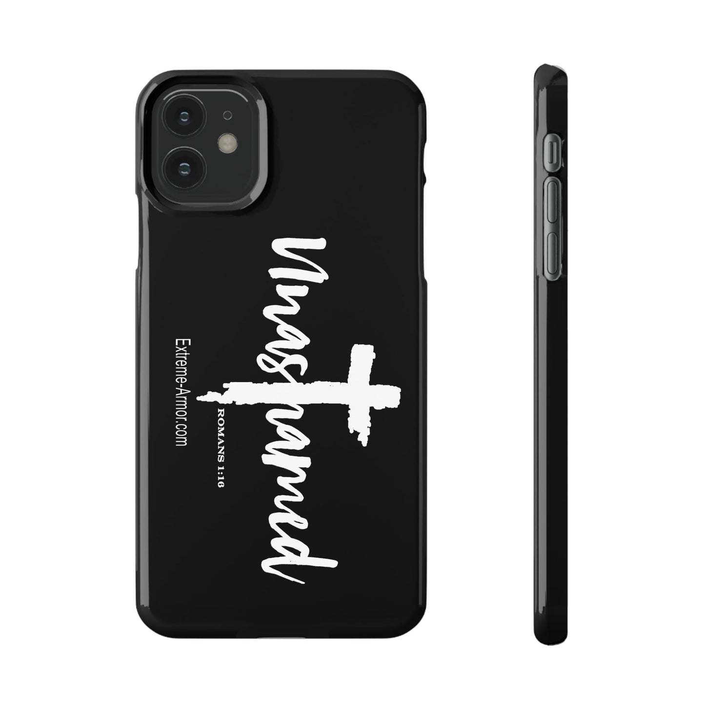 Unashamed Black Slim Phone Cases