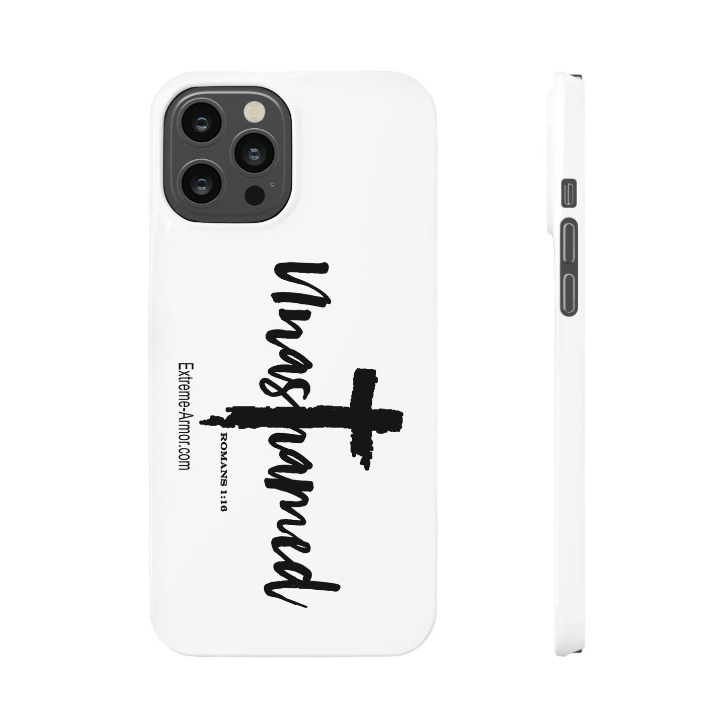 Unashamed White Slim Phone Cases