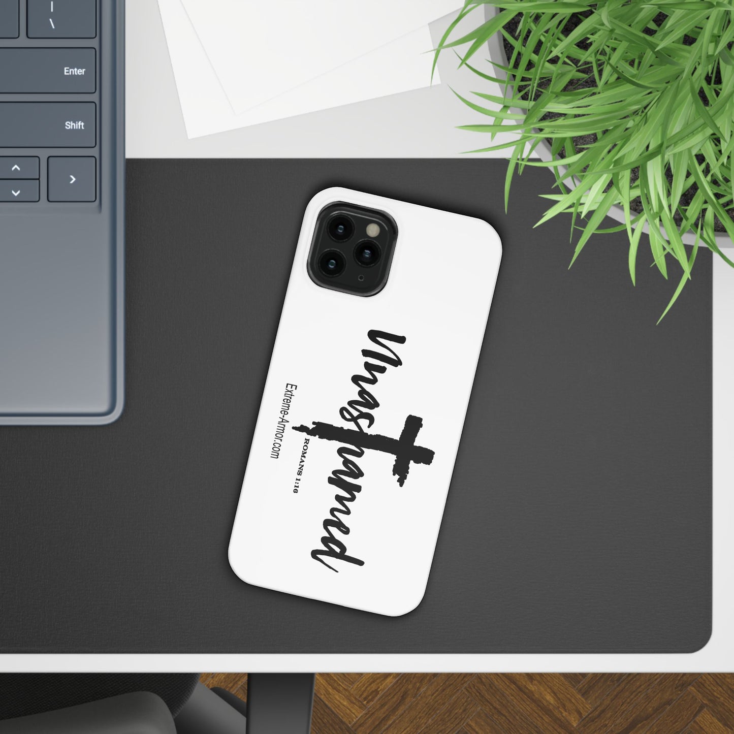 Unashamed White Slim Phone Cases