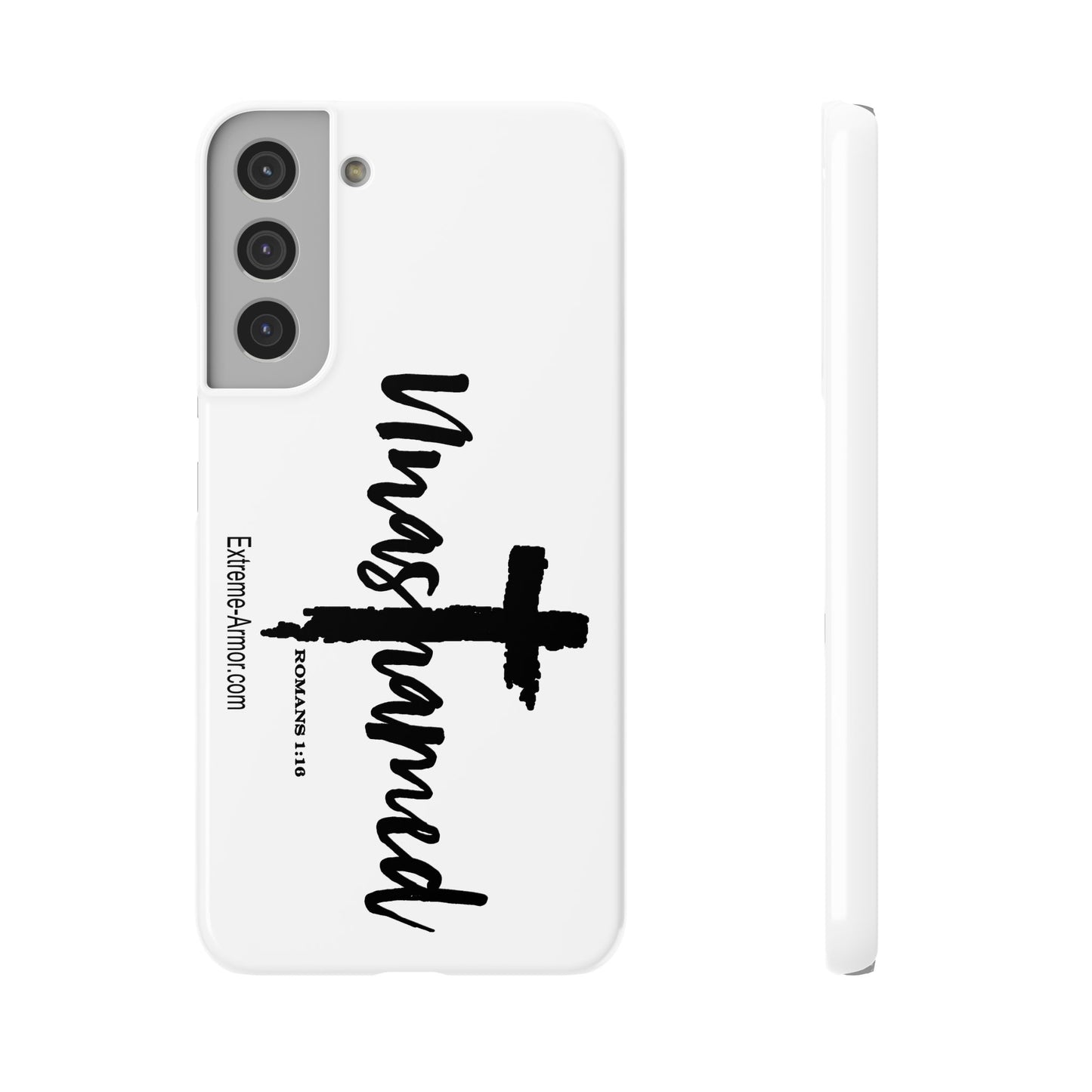 Unashamed White Slim Phone Cases