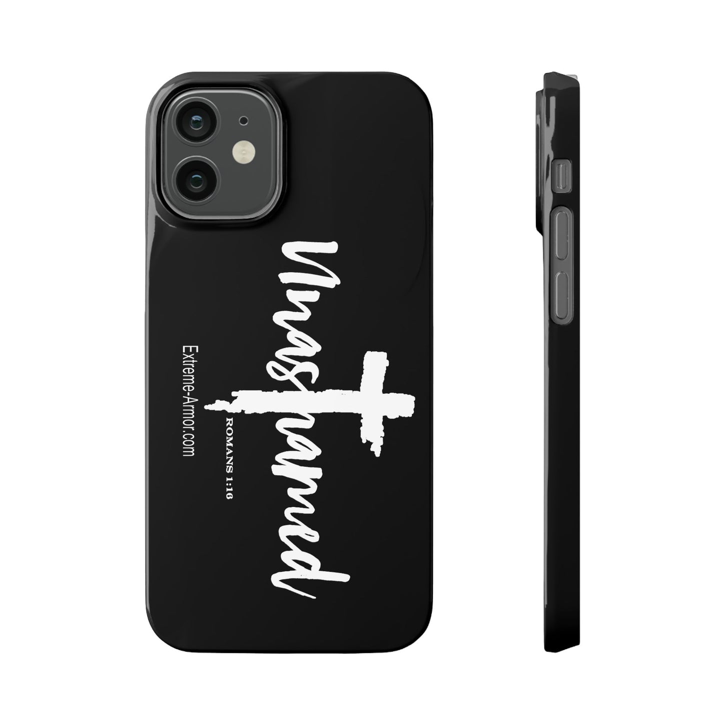 Unashamed Black Slim Phone Cases