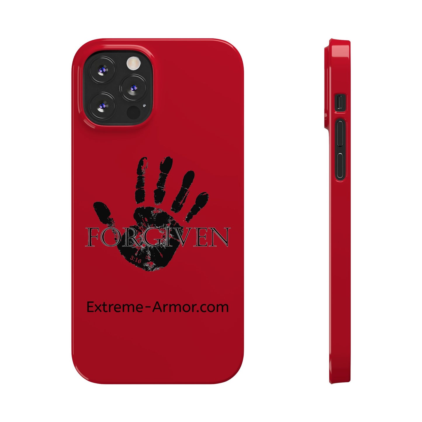 Extreme-Armor (Forgiven) iPhone Red Case