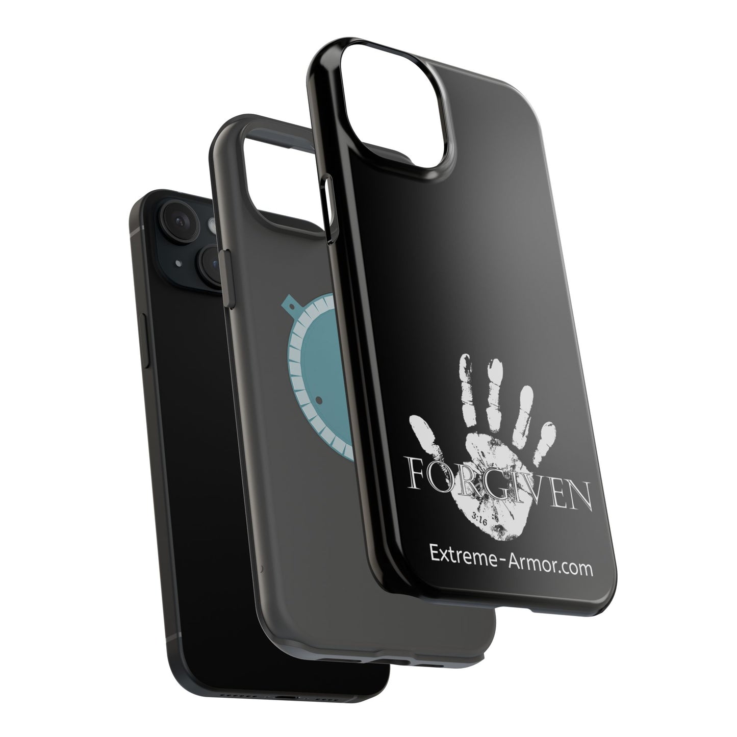 I-phone Magnetic Case (Forgiven) Black