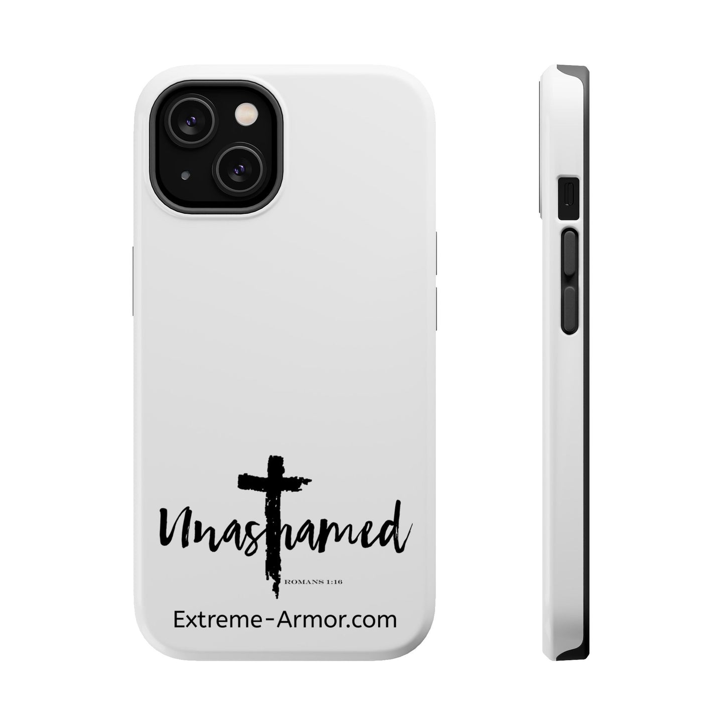 I-phone Magnetic Case (Unashamed) White