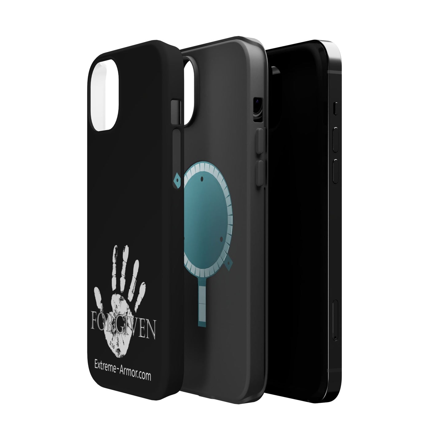 I-phone Magnetic Case (Forgiven) Black