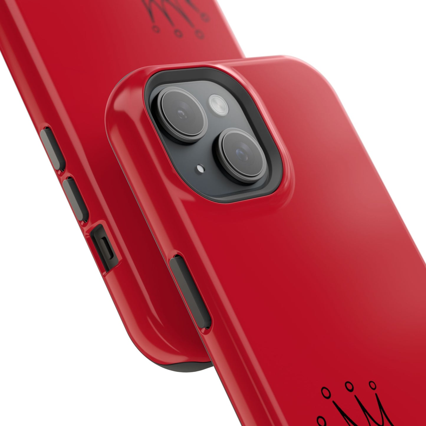 I-phone Magnetic Case (King Jesus) Red