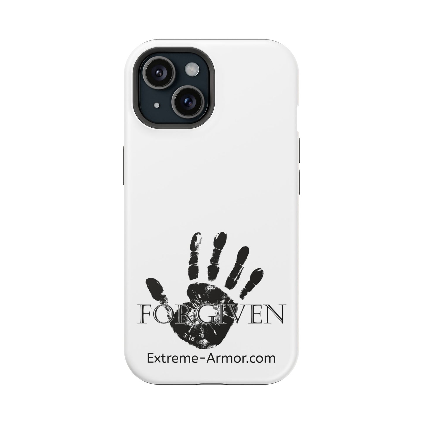 I-phone Magnetic Case (Forgiven) White