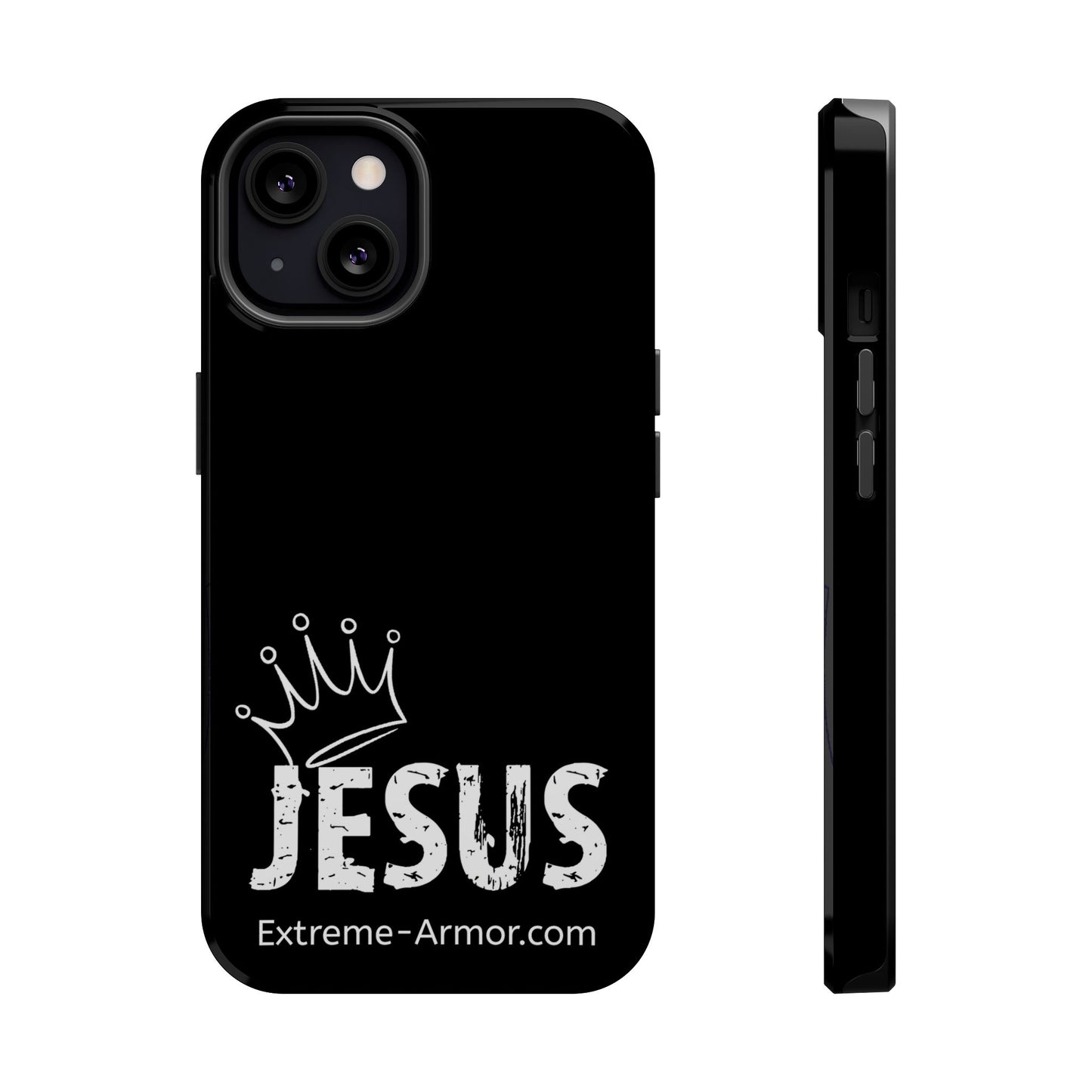 I-phone Magnetic Case (King Jesus) Black