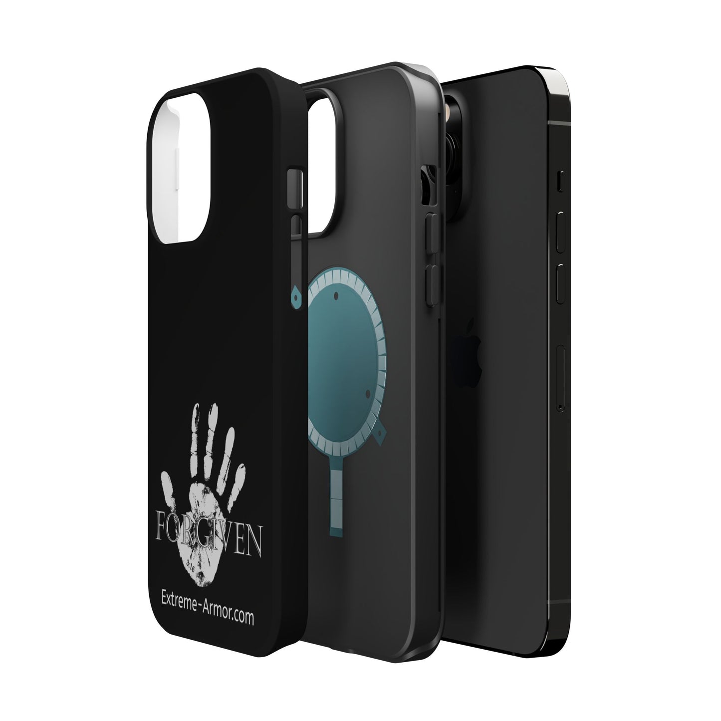 I-phone Magnetic Case (Forgiven) Black