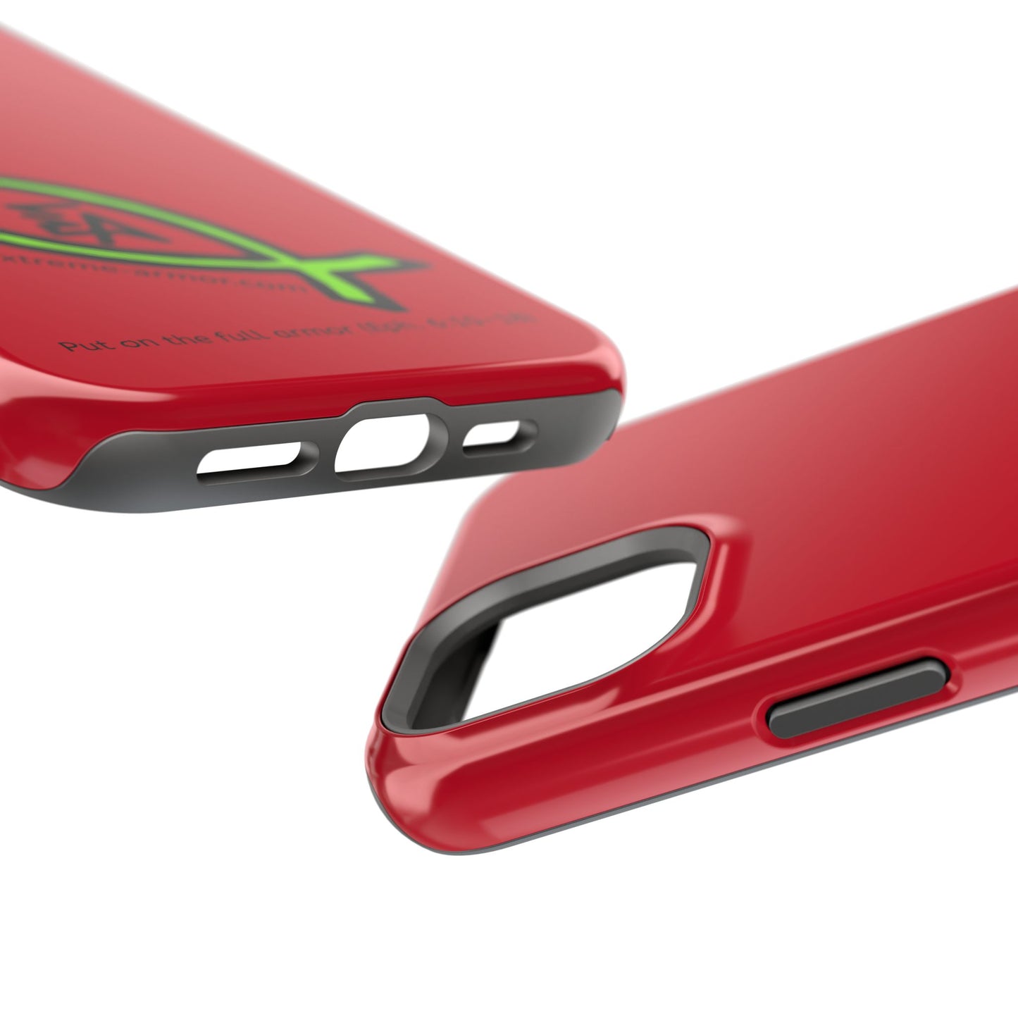 I-phone Magnetic Case (Extreme-Armor) Red