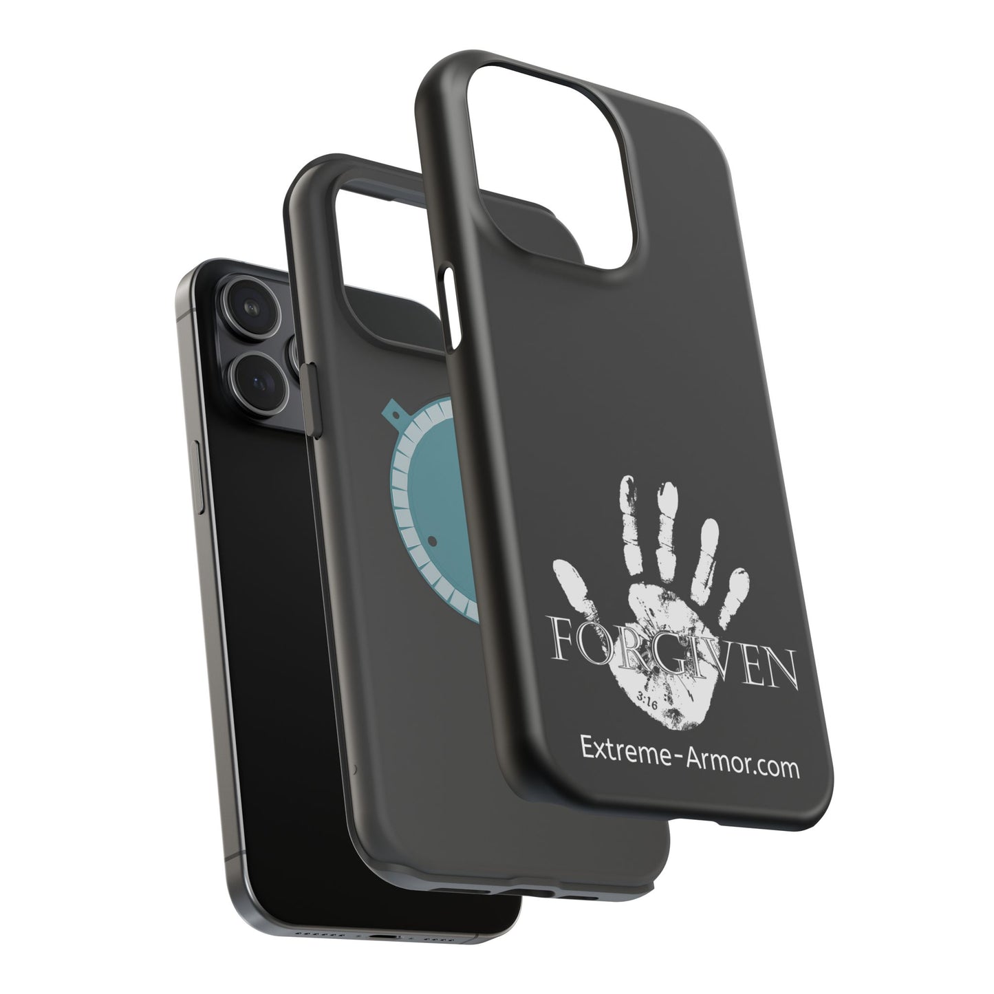 I-phone Magnetic Case (Forgiven) Black