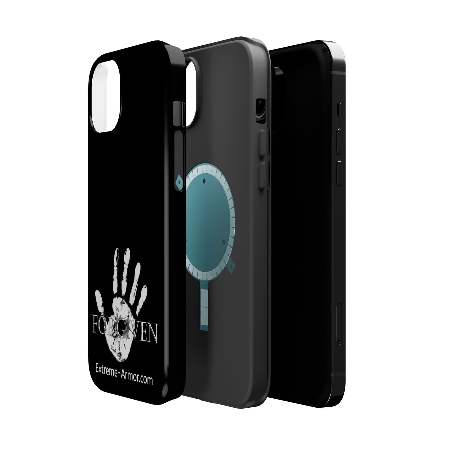 I-phone Magnetic Case (Forgiven) Black