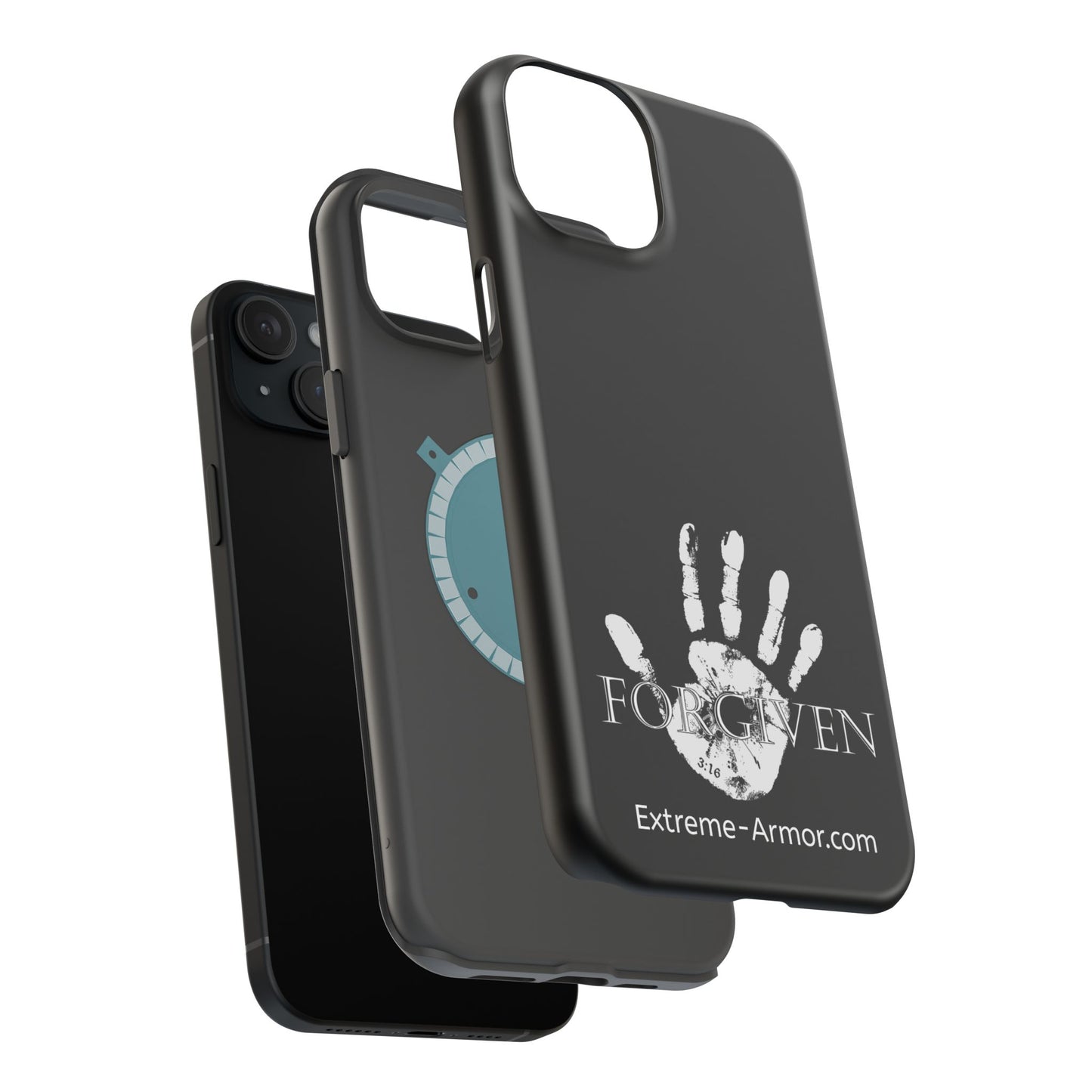 I-phone Magnetic Case (Forgiven) Black