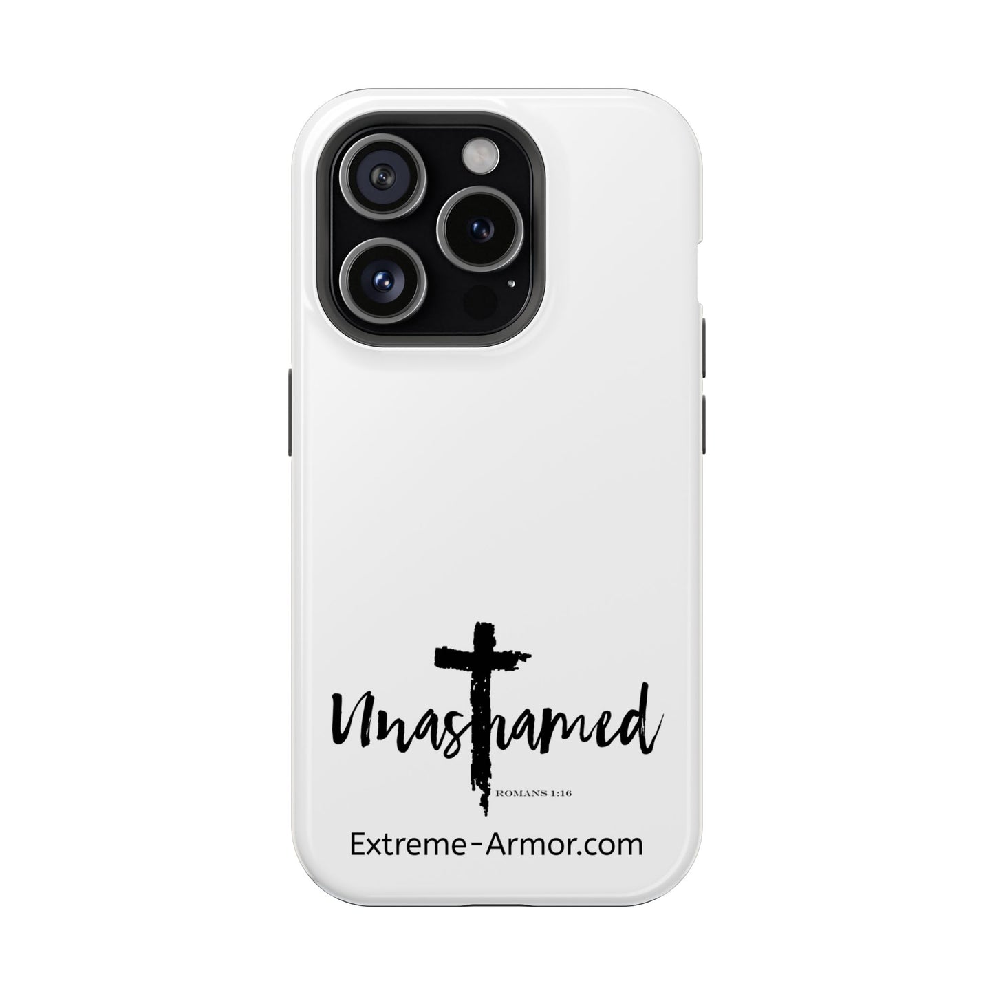 I-phone Magnetic Case (Unashamed) White