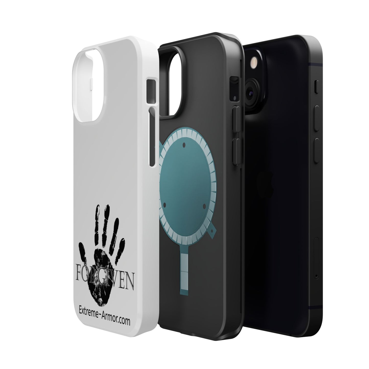 I-phone Magnetic Case (Forgiven) White