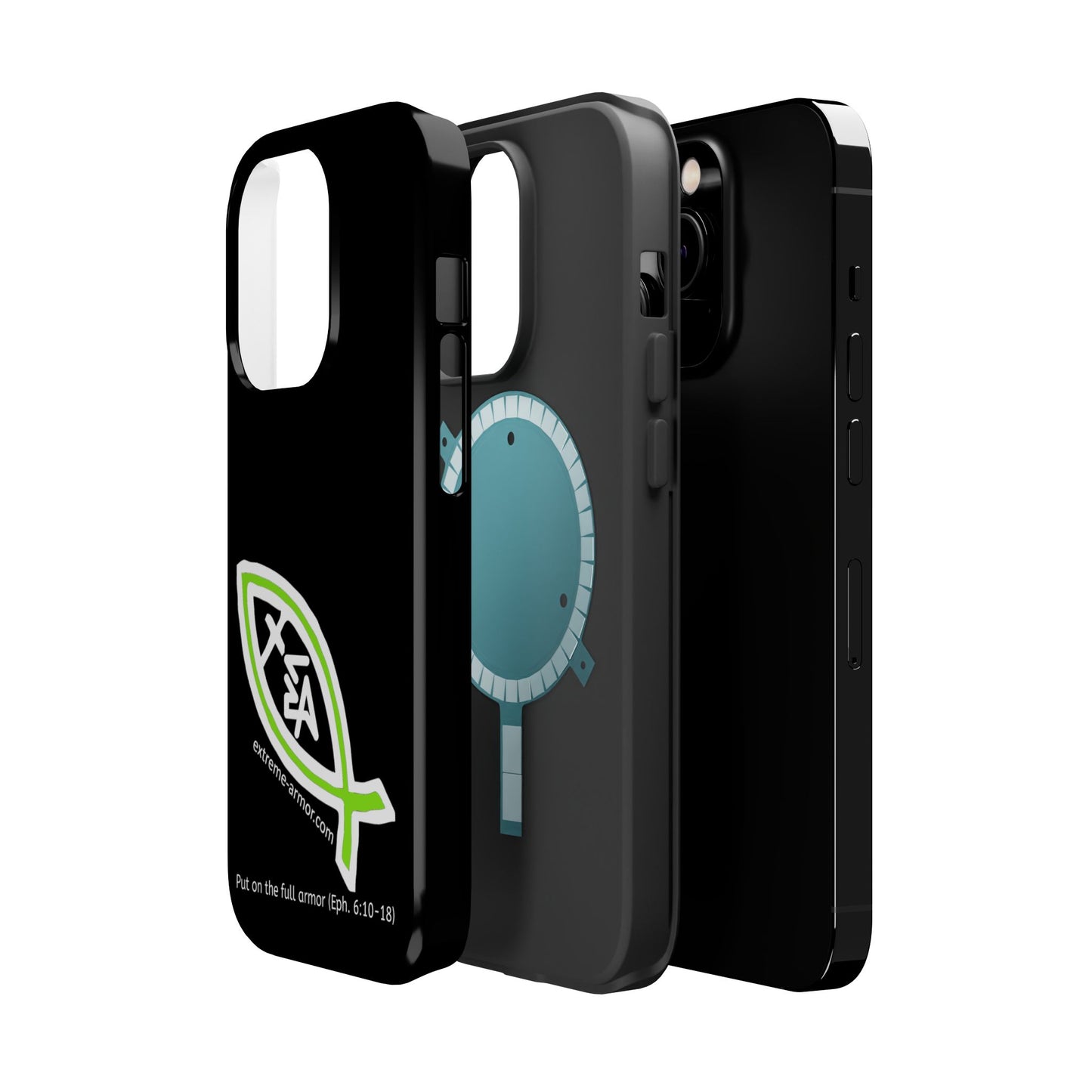 I-phone Magnetic Case (Extreme-Armor) Black