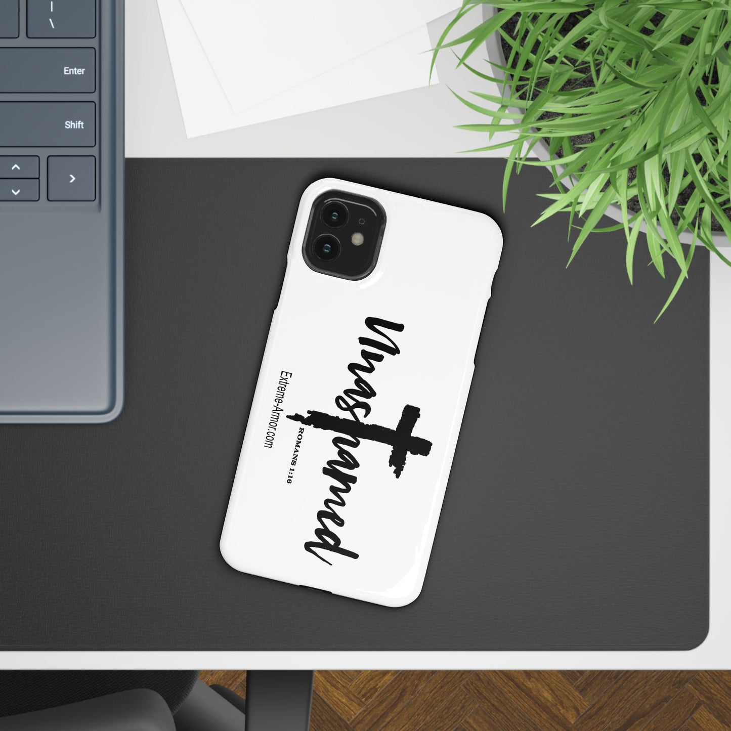 Unashamed White Slim Phone Cases