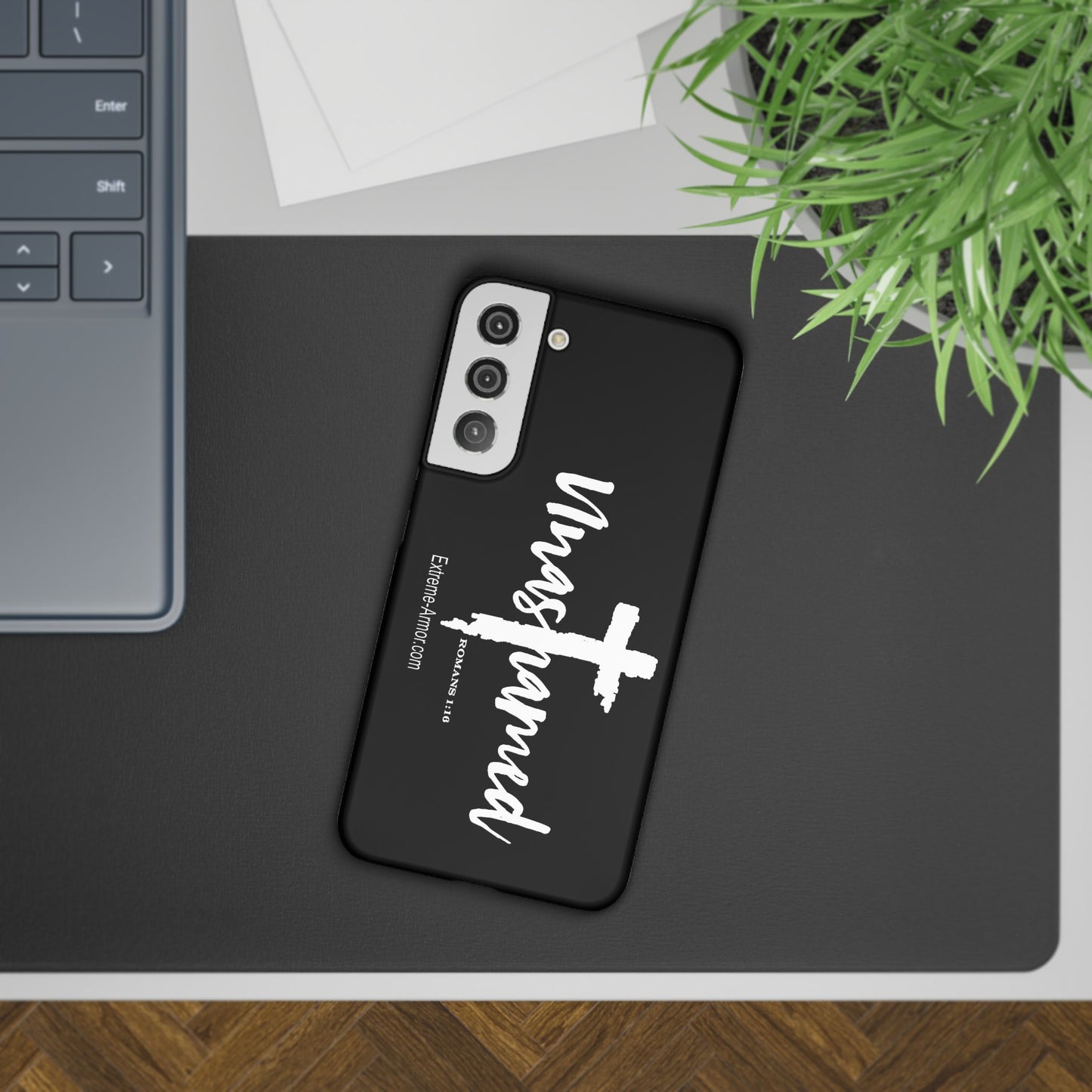 Unashamed Black Slim Phone Cases