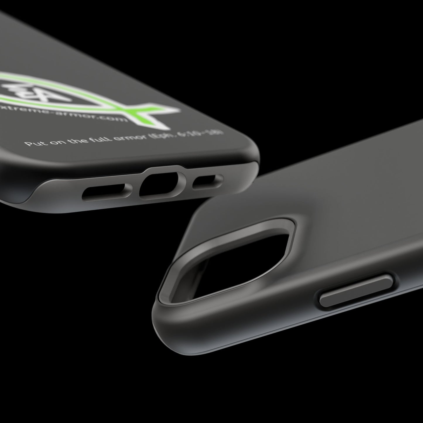 I-phone Magnetic Case (Extreme-Armor) Black