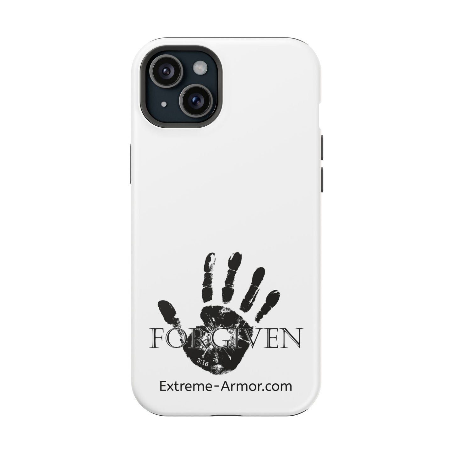 I-phone Magnetic Case (Forgiven) White