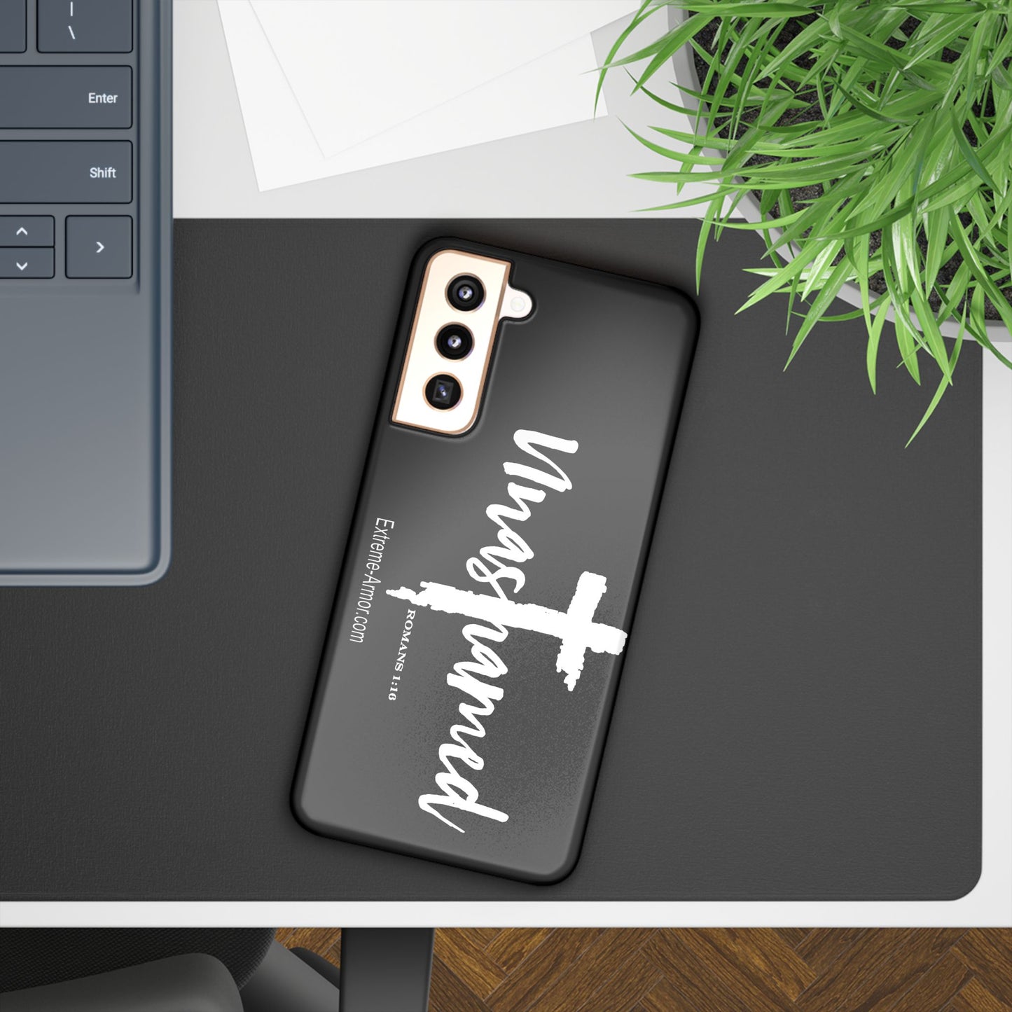 Unashamed Black Slim Phone Cases