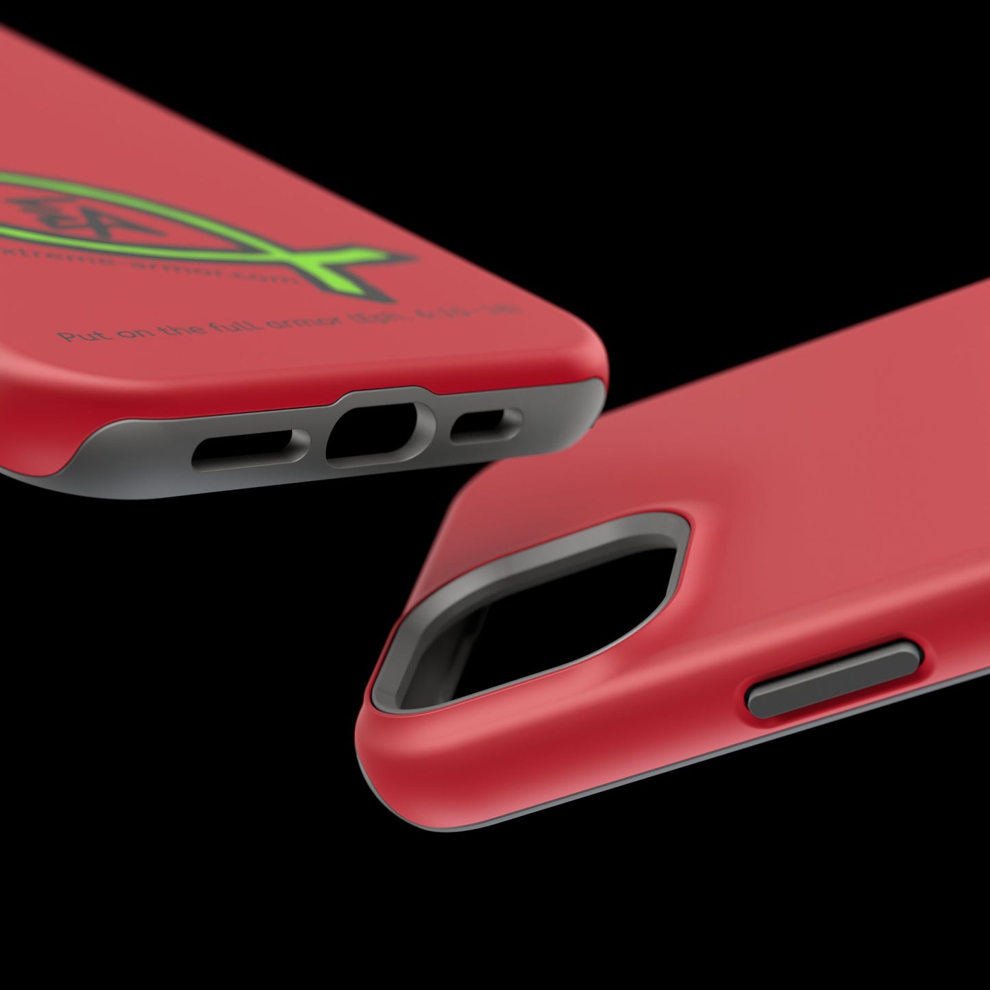 I-phone Magnetic Case (Extreme-Armor) Red