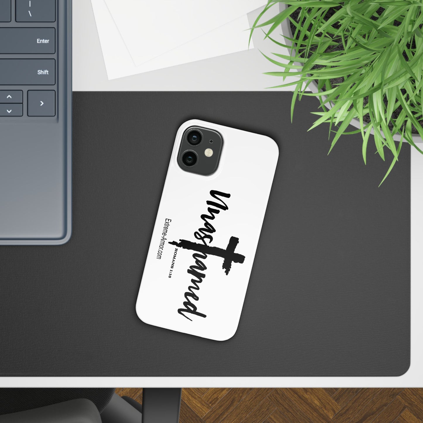 Unashamed White Slim Phone Cases