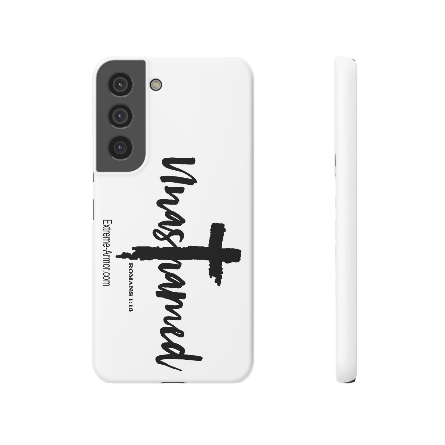 Unashamed White Slim Phone Cases