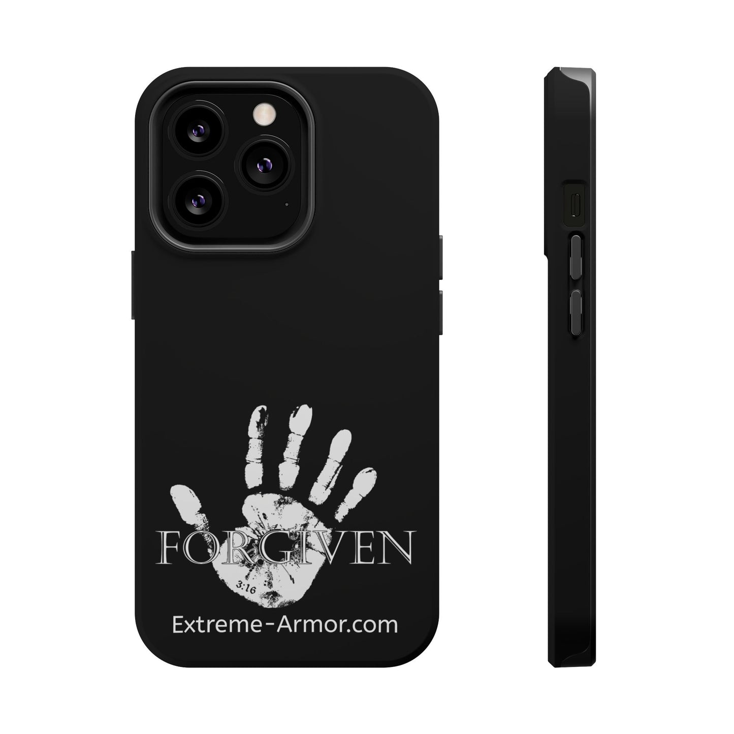 I-phone Magnetic Case (Forgiven) Black