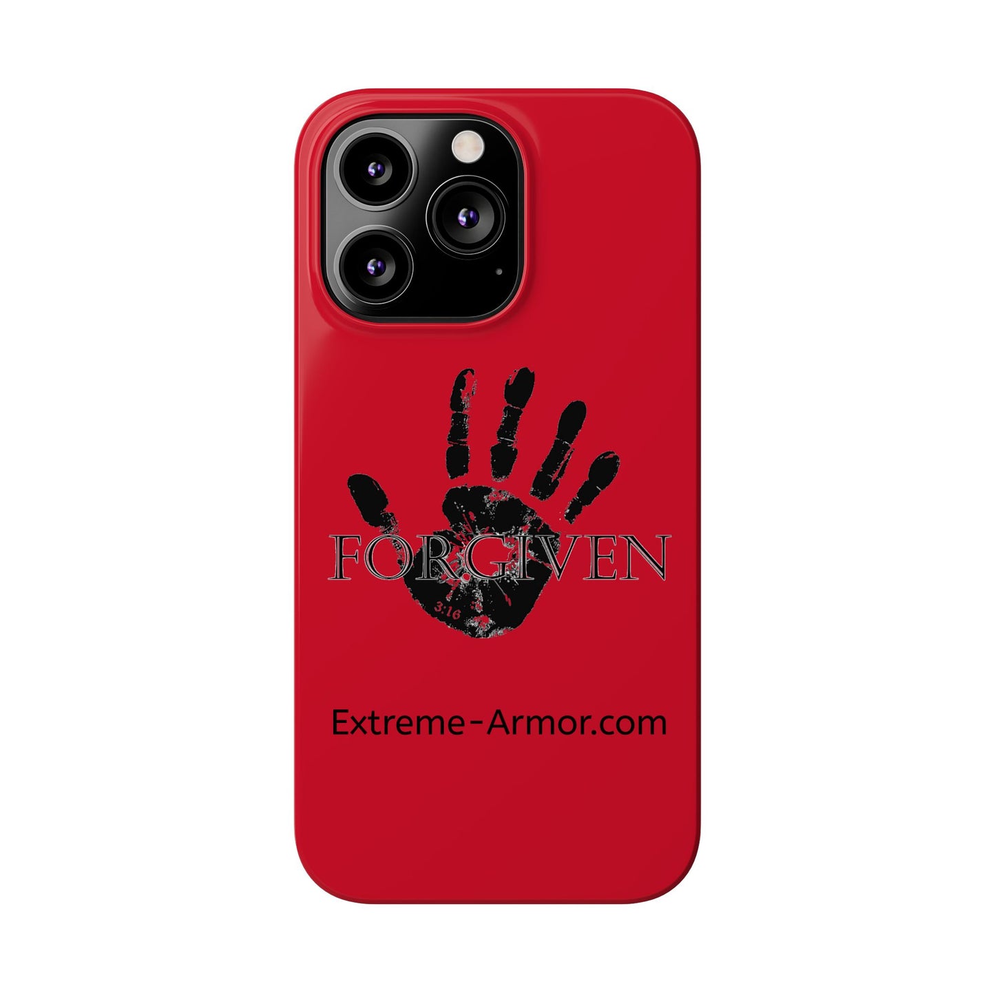 Extreme-Armor (Forgiven) iPhone Red Case