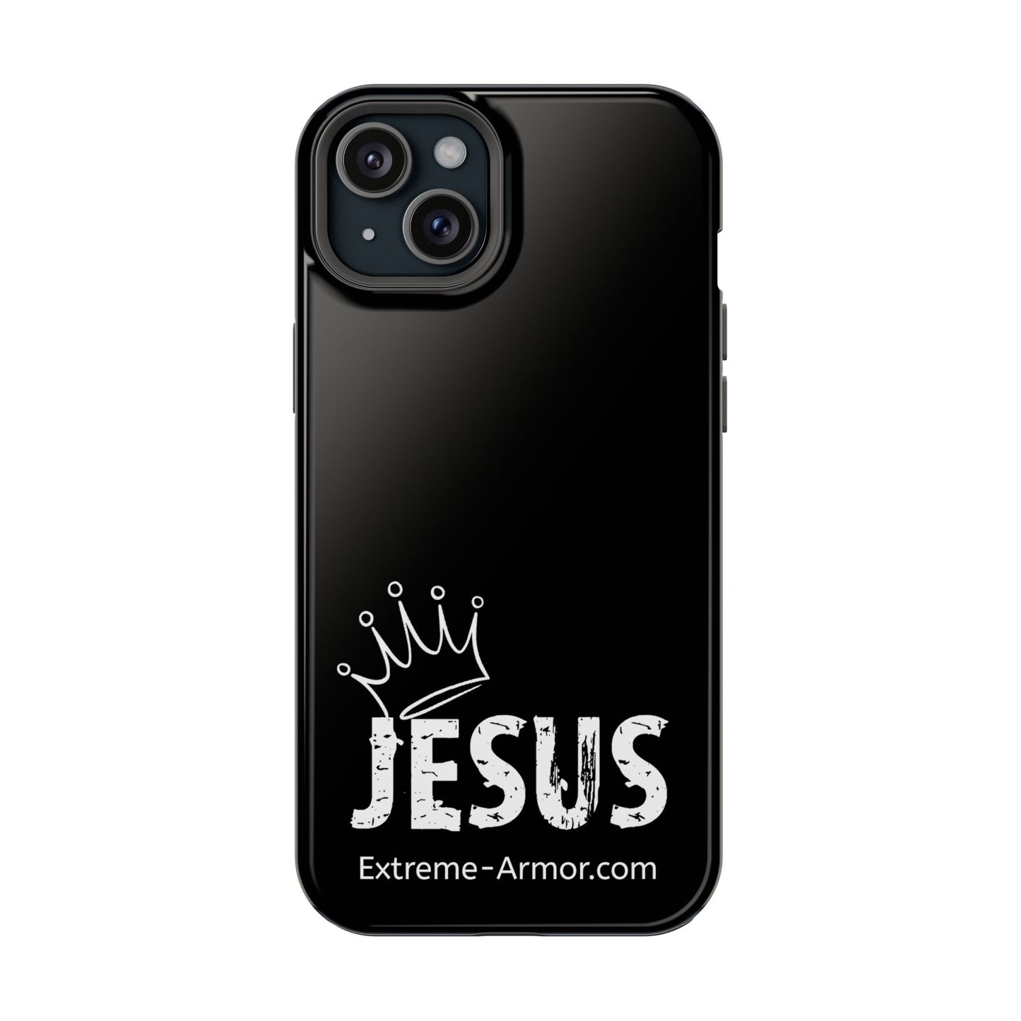 I-phone Magnetic Case (King Jesus) Black